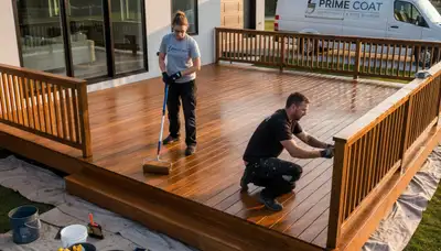 Professional deck staining and refinishing by house painters in Aurora, CO