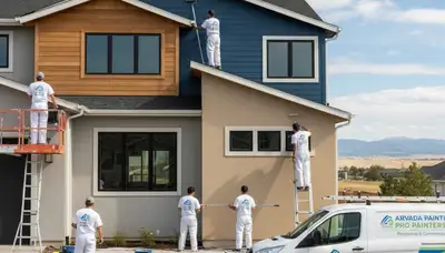House painting service in Aurora, CO for residential exterior and interior home improvement