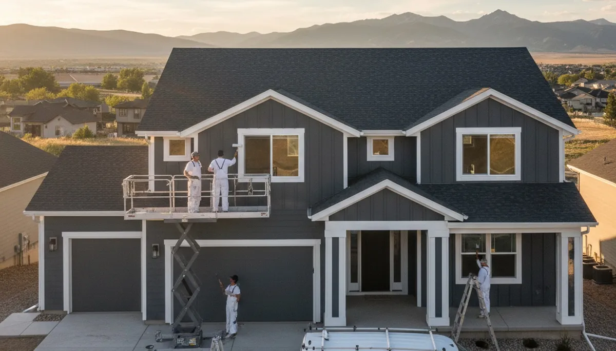 Professional house painting services in Aurora, CO for residential exterior and interior projects
