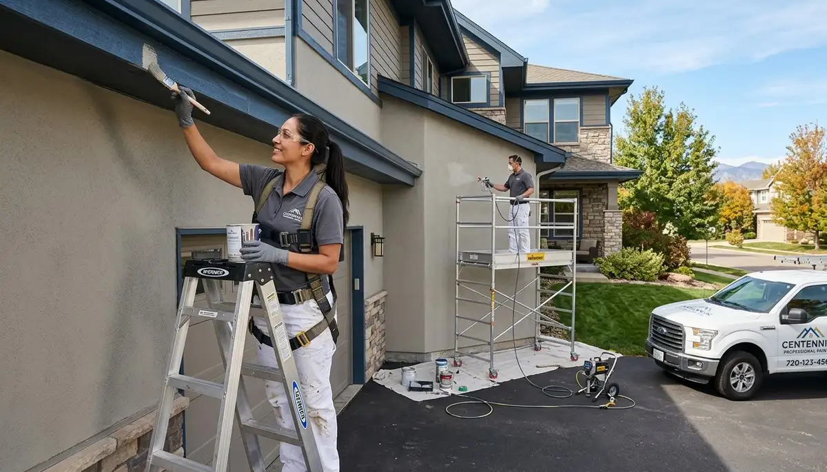 Professional house painters in Aurora CO providing expert exterior home painting services