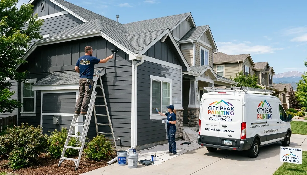 Professional house painters in Aurora CO providing expert residential exterior painting services