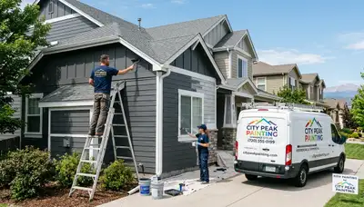 Professional house painters in Aurora CO providing expert residential exterior painting services