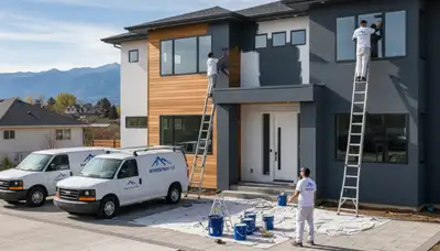 Professional house painters in Aurora CO providing expert residential painting services