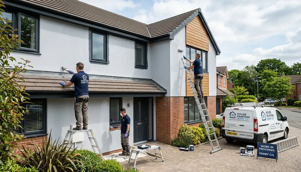 Professional house painters in Aurora CO enhancing home exteriors with fresh paint