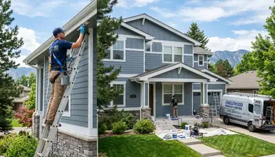 Professional house painting service in Aurora, CO by local painters | Exterior and interior experts