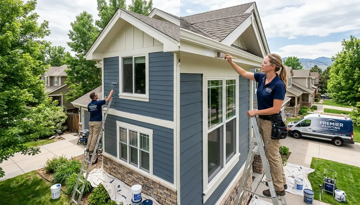 Professional house painters in Aurora CO improving home exteriors with quality painting services