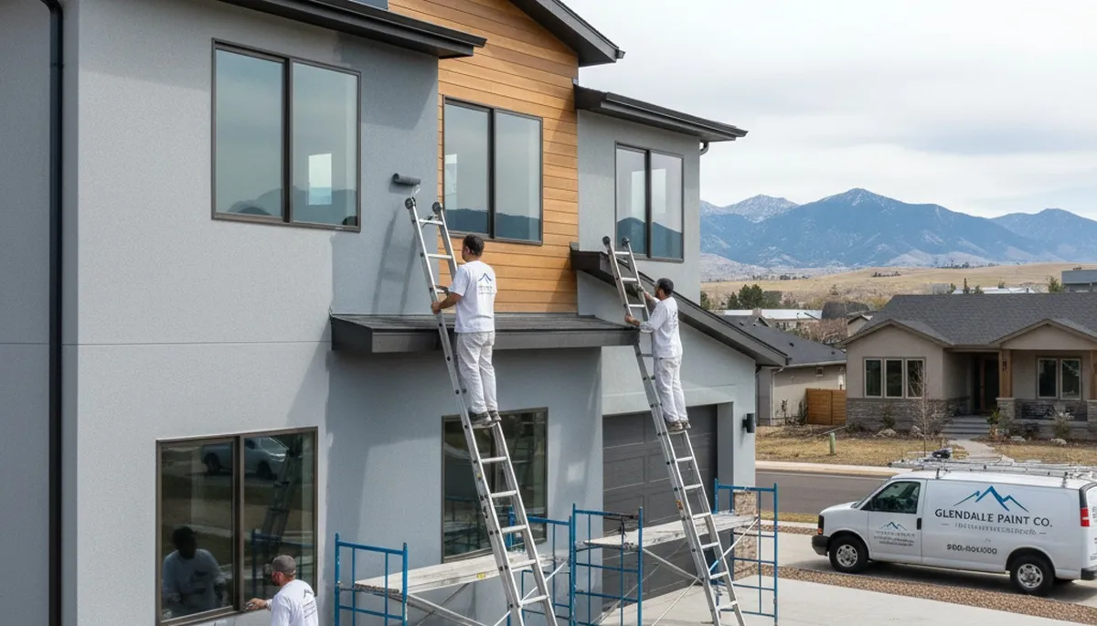 House painting service in Aurora, CO by PaintingAuroraCO.com for residential exterior and interior projects