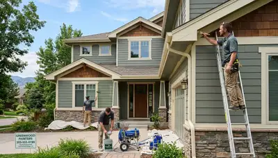 Professional house painters in Aurora CO providing expert residential painting services