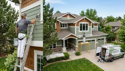 Professional house painters in Aurora CO providing exterior and interior painting services