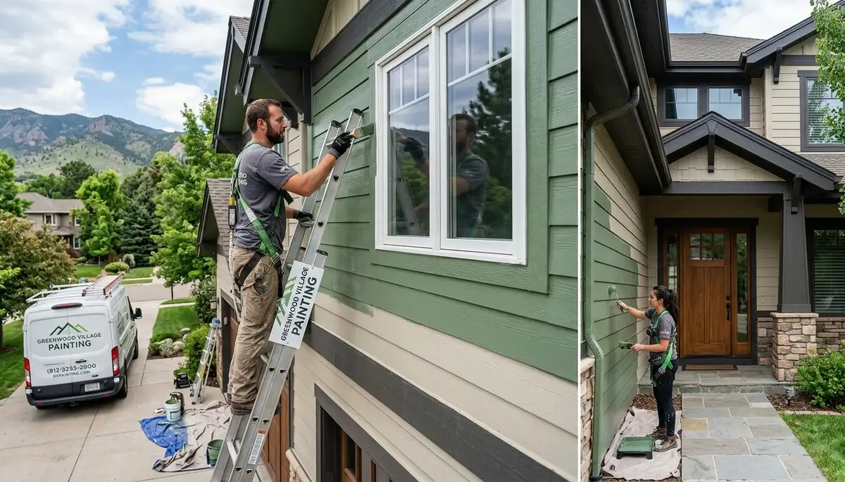 Professional house painters providing expert exterior painting services in Aurora, CO