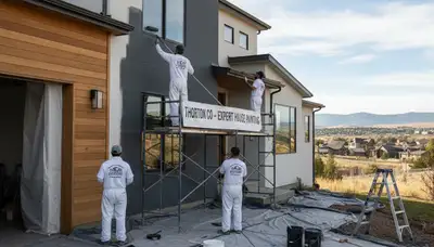 Aurora, CO house painting service by PaintingAuroraCO.com for interior and exterior home painting