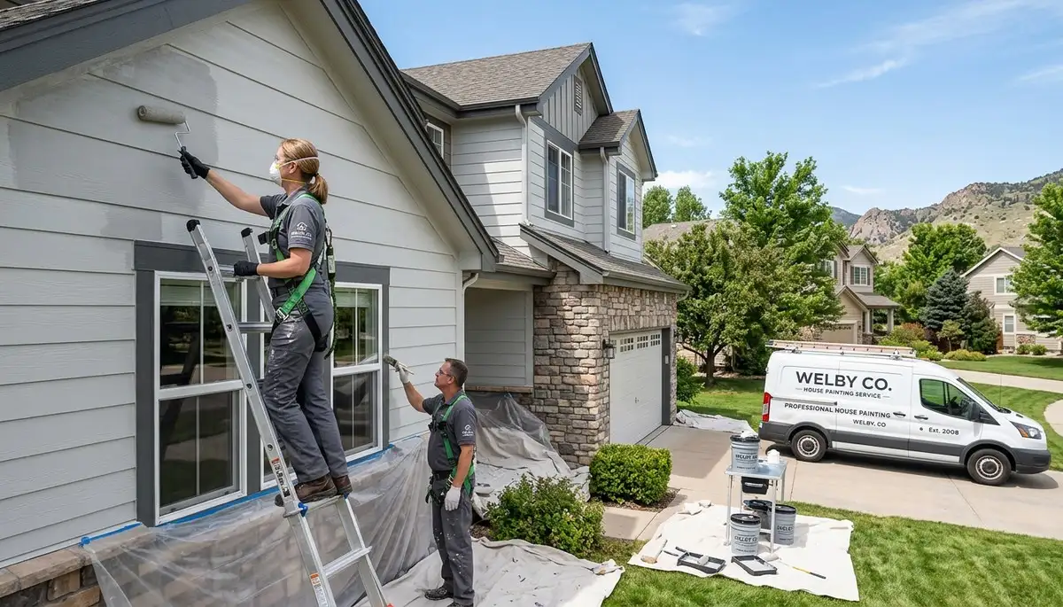 Professional house painting contractors in Aurora CO enhancing home exteriors