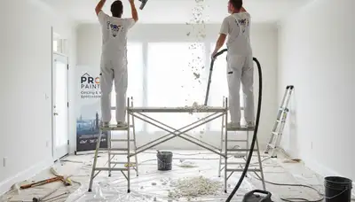 Professional popcorn ceiling removal and refinishing service in Aurora, CO home interior