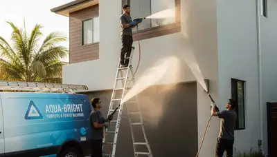 Professional pressure cleaning service restoring home exterior in Aurora, CO